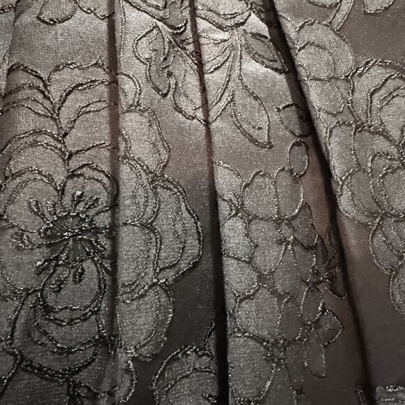 David's Bridal Black Embossed Flower Design Size 18 Womans - Picture 10 of 13